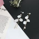 Faux Pearl Scallop Fringed Earring As Shown In Figure - One Size