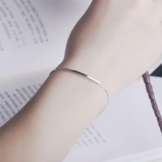 Plain Bracelet Silver - One Size
