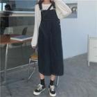 Denim Overall Dress Top