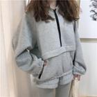 Set: Half Zip Hoodie + Shorts + Leggings
