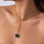 Ball Drop Necklace Gold - One Size