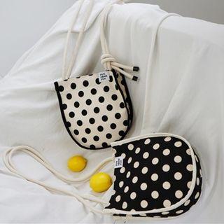 Dotted Crossbody Bag White - One Size