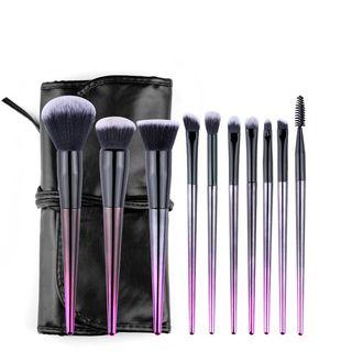 Set Of 10: Gradient Makeup Brush As Shown In Figure - One Size