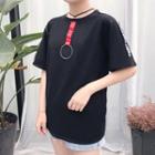 Ring Accent Short-sleeve T-shirt