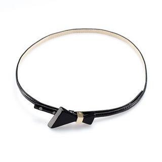 Bow-accent Slim Belt