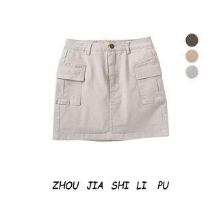 Pocket Mini Pencil Skirt