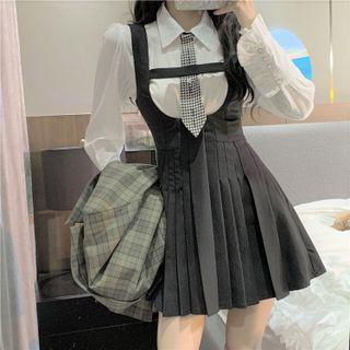 Sleeveless Pleated Dress / Shirt