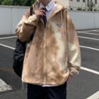 Zipped Tie Dye Hoodie