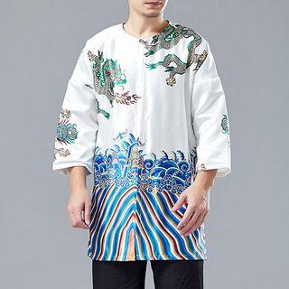 Traditional Chinese Dragon Print Jacket