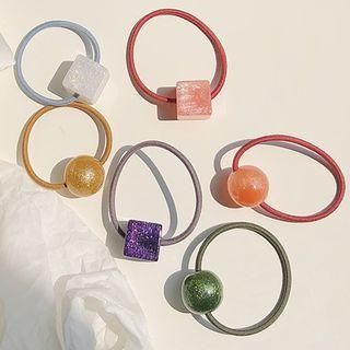 Acrylic Bead Hair Tie (various Designs)