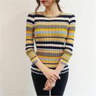 Multicolor Striped Knit Top