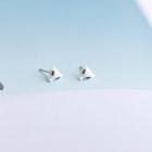 Fox Stud Earring 1 Pair - White - One Size