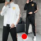 Set: Long Sleeve Print Jacket + Print Jogger Pants