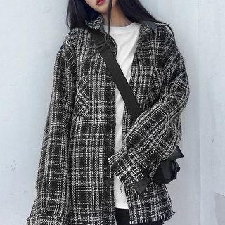 Fringed Tweed Shirt