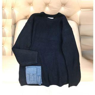 Pocket Panel Sweater