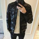 Printed Padded Bomber Jacket