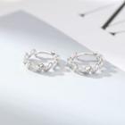 925 Sterling Silver Twisted Hoop Earring 1 Pair - Spiral - One Size