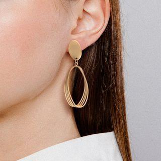 Loop Alloy Dangle Earring