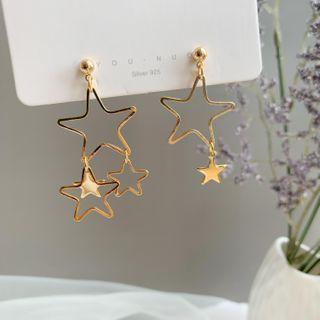 Star Asymmetrical Alloy Dangle Earring