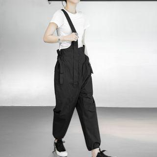 Plain Straight Leg Jumpsuit