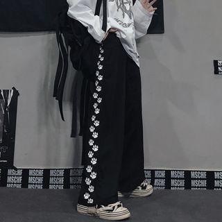Pay Print Straight-fit Pants