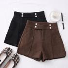Details High-waist Wool Shorts