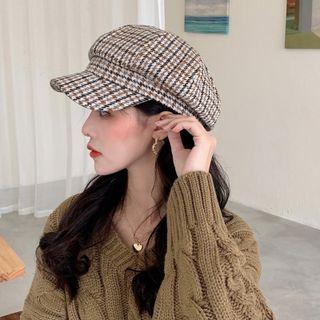 Check Casquette Khaki - One Size