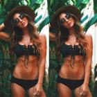 Lace-up Front Bikini