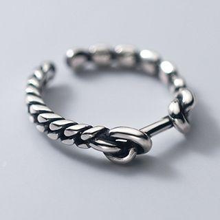 Knot Sterling Silver Open Ring S925 Silver - 1 Pc - Silver - One Size