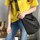 Genuine-leather Handle Cross Bag