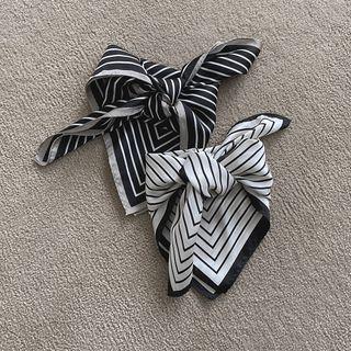 Stripe Square Lightweight Scarf
