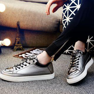Metal Panel Sneakers