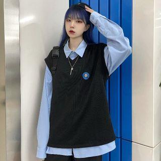 Logo Embroidered Vest / Shirt