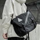 Buckled Crossbody Bag 0403 - Black - One Size