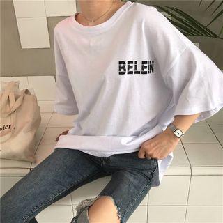 Open Back Printed Tee