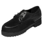 Faux Leather Lace-up Shoes