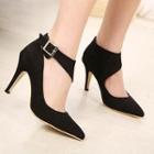 Ankle-strap Pointy Pumps