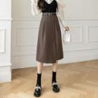 Asymmetrical Long A-line Skirt