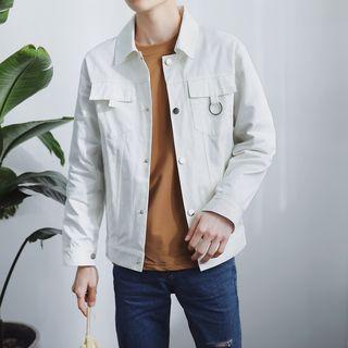 Ring Detail Button Jacket