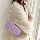 Mini Textured Faux Pearl Shoulder Bag