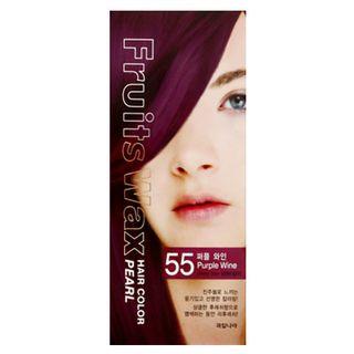 Kwailnara - Fruits Wax Hair Color Pearl Purple Wine - No. 55