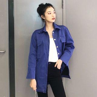 Long-sleeved Shirt Purple - One Size