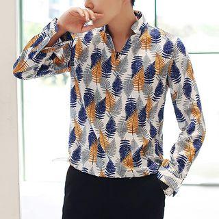 Leaf Patterned Shirt