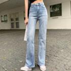 Denim Straight Leg Jeans