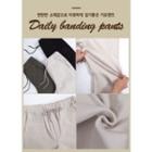 Drawstring-waist Brushed Fleece Lined Pants