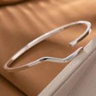 Open Bangle Silver - One Size
