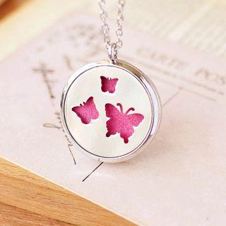 Butterfly Aromatherapy Locket Necklace