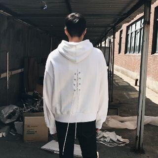 Tie Back Hooded Pullover
