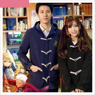 Fate Embroidered Hooded Coat
