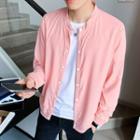 Buttoned Windbreaker